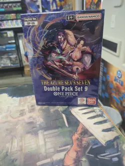 ONE PIECE TCG OP-14 Azure Sea’s Seven-Double Pack Set Vol.9 Sealed Display Of 8 - Image 1