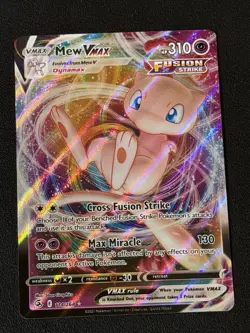 Mew VMAX 114/264 Swsh08: Fusion Strike Ultra Rare NM Pokemon Card - Image 1