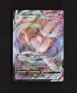 Mew VMAX 114/264 Fusion Strike Ultra Rare Holo Pokemon Card NM - Image 1