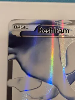 Pokemon TCG Reshiram Holo Card 113/114 Zekrom Black and White - Full Art - LP+ - Image 5