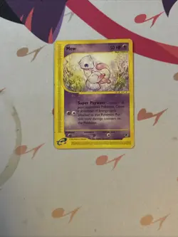 Pokemon Mew TCG Regular Card 55/165 Expedition Base Set Rare 2002 - Image 1