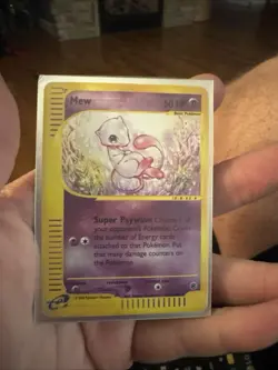 Pokemon TCG Mew Reverse Holo Expedition Base Set 55/165 Card MP - Image 3
