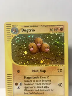 Pokemon TCG Dugtrio 10/165, Expedition Base Set, Holo Rare With Swirl 🌀 *NM/LP* - Image 3