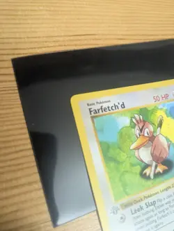 Farfetch’d 27/102 GRAY STAMP 1ST EDITION SHADOWLESS BASE SET POKEMON CARD MP - Image 4