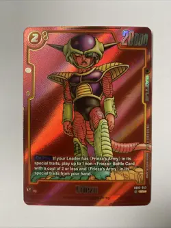 Frieza - SB02-053 Alternate Art Manga Booster 02 Dragon Ball Card English - Image 1