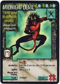 Wildstorms Limited Edition - Midnight Devil Chase Card - CCG - Image 1