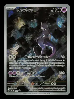 Pokemon Card Mewtwo SVP 052 SVP 053 Promo SIR 151 UPC IR Rare Holo LP 2023 - Image 1