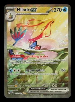 Pokemon Card Milotic ex 237/191 SIR Surging Sparks Secret Rare FA EX 2024 - Image 1