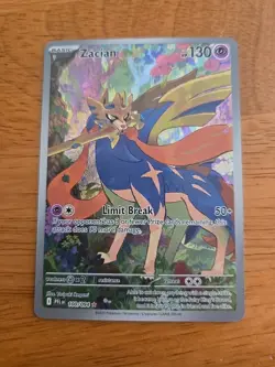 2025 POKEMON PFL EN-PHANTASMAL FLAMES 100 ZACIAN ILLUSTRATION RARE - Image 1