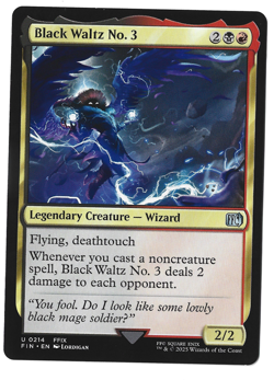 Magic The Gathering Final Fantasy Cards Black Waltz No. 3 - Image 1