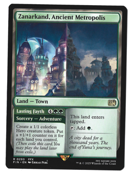Magic The Gathering Final Fantasy Cards Zanarkand, Ancient Metropolis - Image 1