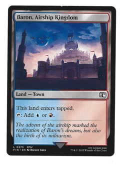 Magic The Gathering Final Fantasy Cards Baron, Airship Kingdom - Image 1