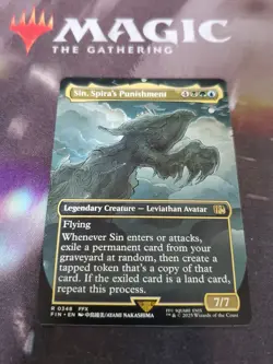 Mtg. Sin, Spira's Punishment. Borderless. Final Fantasy. Pack Fresh. - Image 1