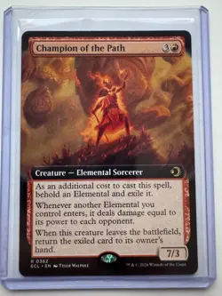 Champion of the Path (Extended Art Non-Foil) R Lorwyn Eclipsed #0362 NM ENG MTG - Image 1