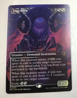 Emptiness (Borderless) Lorwyn Eclipsed Foil - Image 1