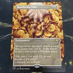 Magic the Gathering - Smothering Tithe - Borderless - Double Masters Regular LP - Image 2