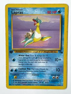 Pokemon Cards Fossil 1st Edition - Holo - Rare - You Choose - Near Mint - WOTC - Image 3