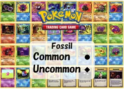 Fossil Pokemon Cards Pokemon TCG 1999 WOTC Singles Fossil Base Set - Image 1
