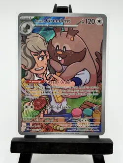 Arven's Greedent 205/182 Pokemon TCG SV10: Destined Rivals NM - Image 1