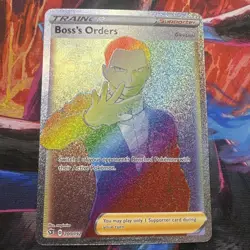 Pokemon Card | Boss’s Orders 200/192 Trainer Secret Rainbow Rare Rebel Clash NM - Image 1