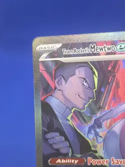 Pokemon Destined Rivals Team Rocket Mewtwo ex 231/182 Special Illustration Rare - Image 3