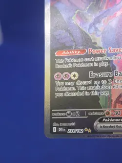 Pokemon Destined Rivals Team Rocket Mewtwo ex 231/182 Special Illustration Rare - Image 5