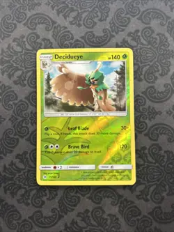 Decidueye - 11/149 - Pokemon TCG Sun & Moon Base Set - Reverse Holo - Rare - Image 1