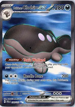 Paldean Clodsire ex Ultra Rare SV02: Paldea Evolved 244/193 LP Pokemon - Image 1