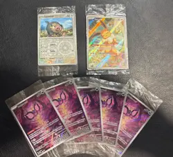 Pokemon TCG Sealed Promo Card Lot Of 7 - 1 Pokemon Center Stamp - Image 1