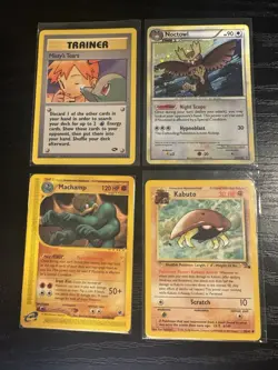 90+ Pokemon Cards VINTAGE Rare Collection Binder WOTC 1999 & Mid Era ALL SHOWN! - Image 2