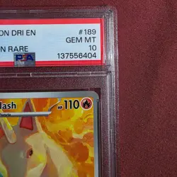 2025 POKEMON SV - DRI EN #189/182 RAPIDASH ILLUSTRATION RARE PSA 10 - Image 4