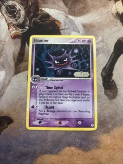 Pokemon Legend Maker Haunter Card 35/92 Stamped Reverse Holo 2006 - Image 1