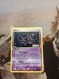 Pokemon Legend Maker Haunter Card 35/92 Stamped Reverse Holo 2006 - Image 4