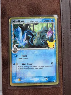 Mimikyu SWSH136 Pokemon Celebrations 25th Anniversary Black Star Promo NM - Image 1