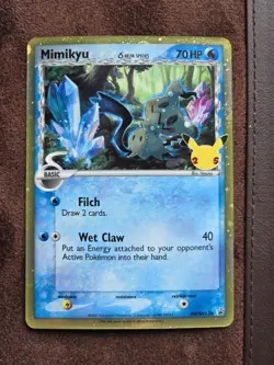Mimikyu SWSH136 Pokemon Celebrations 25th Anniversary Black Star Promo NM - Image 4