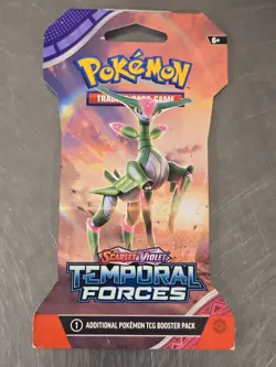 🔥 Pokemon Scarlet & Violet Temporal Forces Sleeved Booster Pack (Random Art) - Image 1