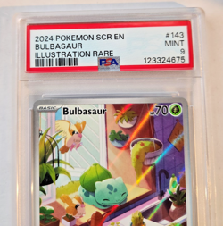 Pokemon Card PSA Graded Bulbasaur - SV07: Stellar Crown Illustration Rare #143 - Image 3