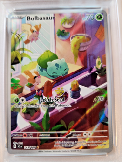 Pokemon Card PSA Graded Bulbasaur - SV07: Stellar Crown Illustration Rare #143 - Image 4