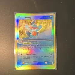 Pokemon TCG Marshtomp 41/109 EX Ruby & Sapphire Reverse Holo Uncommon 80 HP - Image 1