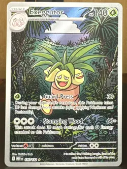 Pokemon Pokemon TCG Exeggutor 135/132 Me01 Mega Evolution Illustration Rare Holo - Image 1