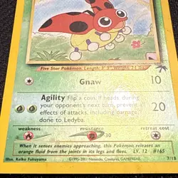 Ledyba 07/18 Southern Islands Reverse Holo - Pokemone TCG - LP - Image 2