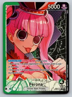 Perona (021) (Alternate Art) One Piece L Wings of the Captain OP06-021 NM - Image 1