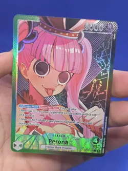 One Piece Wings of the Captain Perona OP06-021 Alternate Alt Art Leader NM - Image 2