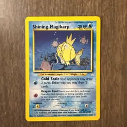 Pokemon TCG Shining Magikarp 66/64 Neo Revelation Unlimited - Image 1