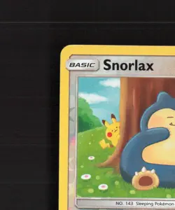 Snorlax 158/214 Unbroken Bonds Reverse Holo Rare Pokemon Card NM - Image 3