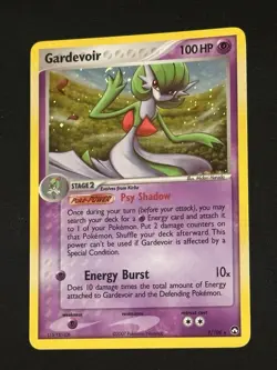 Gardevoir 2007 EX Power Keepers 9/108 Holo Pokemon Card - Hand swirl - Image 1