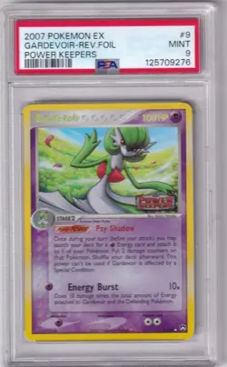 2007 Pokemon EX Gardevoir-Rev. Holo Power Keepers 9/108 PSA MINT 9 - Image 1
