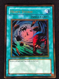 Yugioh Heavy Storm GLD1-EN031 Gold (NM) - Image 1
