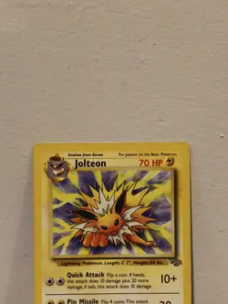 Pokemon TCG Jolteon Jungle 20/64 Regular Rare Non-Holo Card MP - Image 3