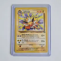 Jolteon Pokemon TCG Jungle 20/64 Regular Rare Non-Holo Card - MP - Image 1